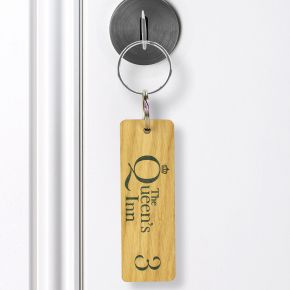 Portachiavi in Legno con incisione